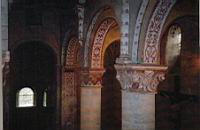 Civaux - Eglise romane de Saint Gervais & Saint Protais - Chapiteaux (1) (photo Mrugala)